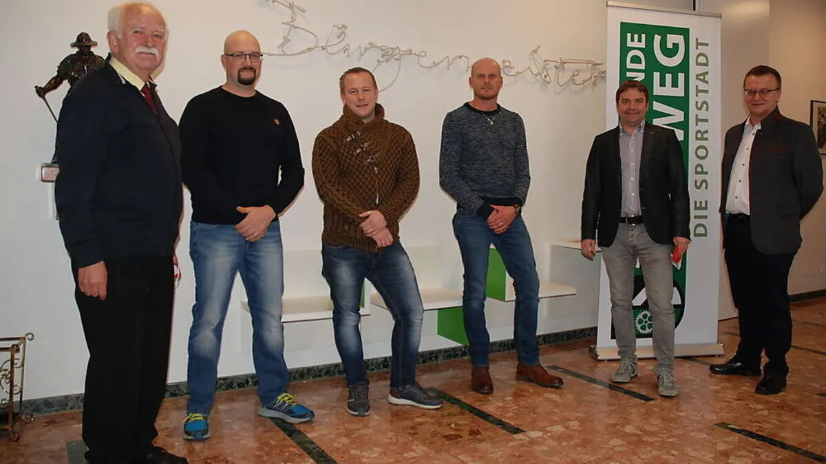 Max Galler, Martin Haid, Philipp Prommegger, Mario Pörtschacher, Günter Reichhold und Wolfgang Stiegmaier 