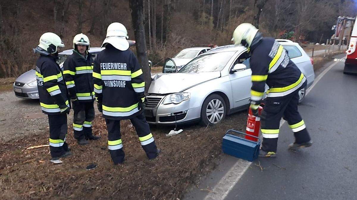 Beim Aufprall öffneten sich die Airbags