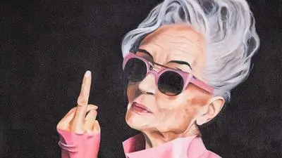 Werk von Künstlerin Angelika Unterberger