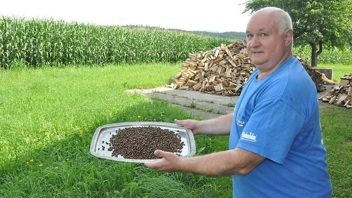 „Die Kartoffelkäfer kommen von den Äckern“, klagt Josef Marzi aus Siegelsdorf