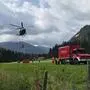 Die Besatzung eines Bundesheer- und eines Polizeihubschraubers stehen am Dienstagvormittag im Einsatz in Oppenberg