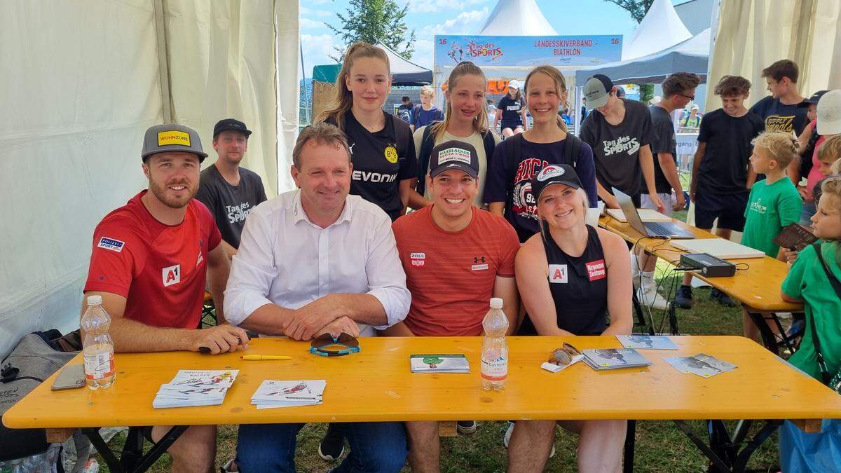 Viel Prominenz beim &quot;Tag des Sports&quot; in der Villacher Alpenarena