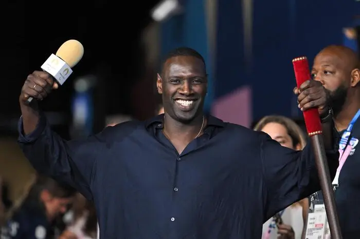  Schauspieler Omar Sy ließ sich die Wettkämpfe nicht entgehen