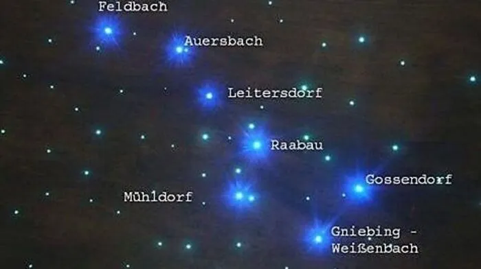 Großgemeinde Feldbach im Sternenhimmel verewigt