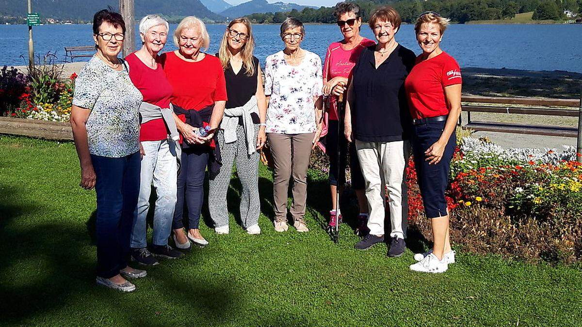 Heute findet letzter Gruppenspaziergang - mit Claudia Strobl (rechts) statt