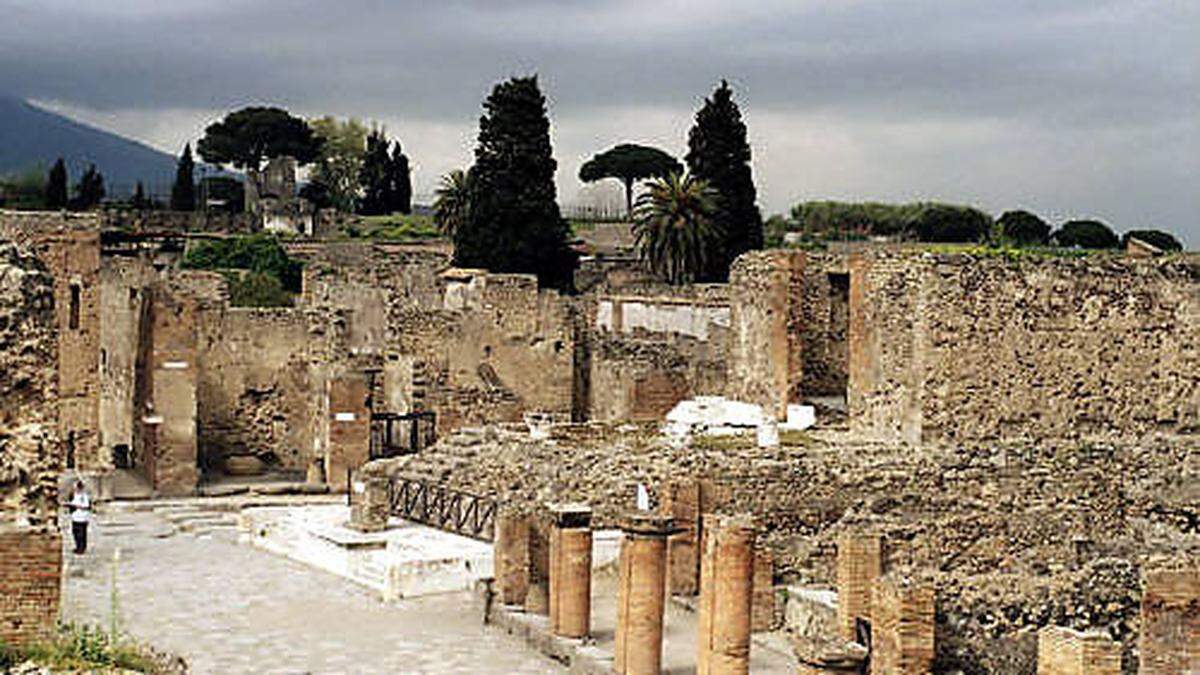 Pompeji bei Neapel, im 19. Jahrhundert wiederentdeckt