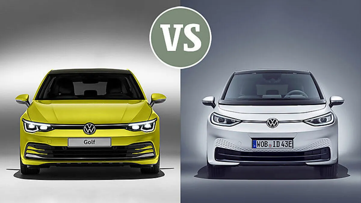 Der VW Golf tritt gegen den ID.3 an