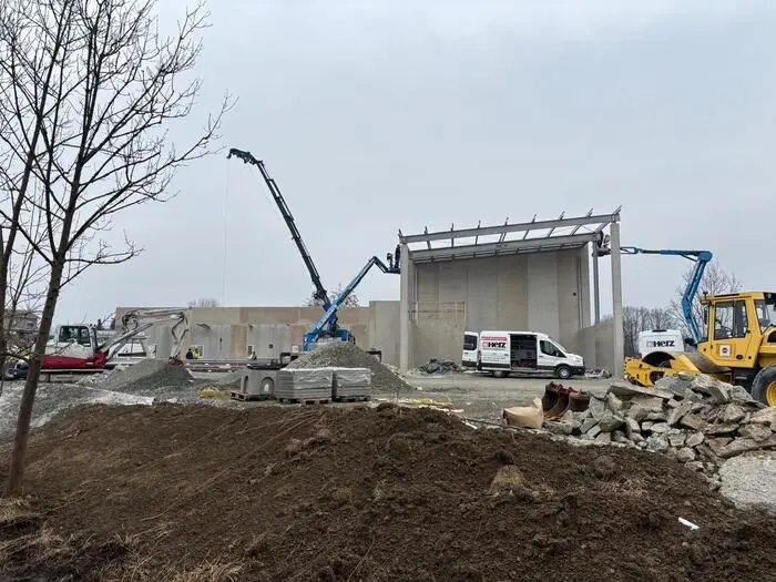 Ende April soll die Anlage fertiggestellt sein 