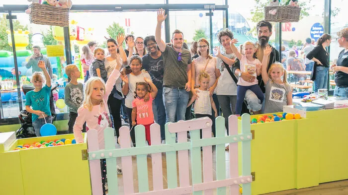 Groß war der Andrang am Eröffnungstag im neuen Indoor-Spielplatz.