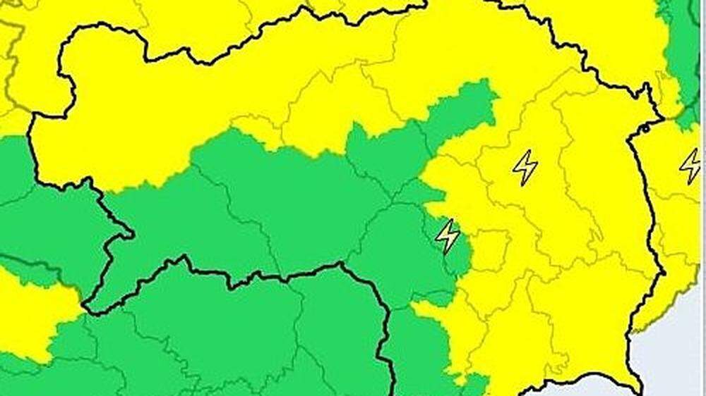 Warnstufe gelb: In Graz und Umgebung ist Dienstagabend mit sehr starkem Wind zu rechnen
