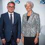 Bundesbankpräsident Joachim Nagel neben EZB-Chefin Christine 
