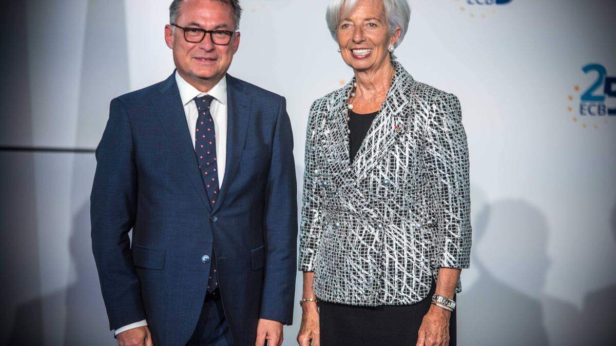 Bundesbankpräsident Joachim Nagel neben EZB-Chefin Christine 