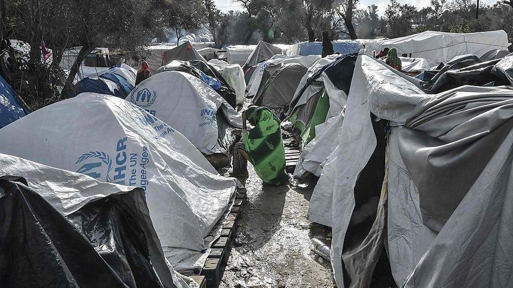 Das Flüchtlingscamp in Vial 