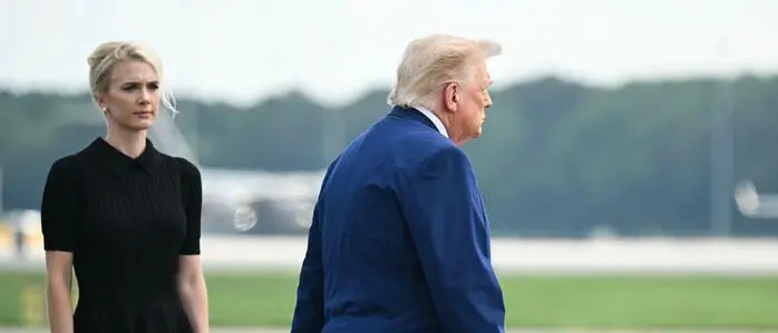 Natalie Harp und Donald Trump