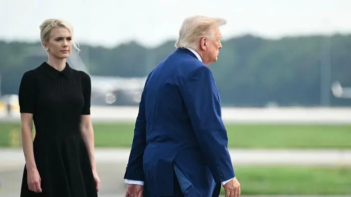 Natalie Harp und Donald Trump