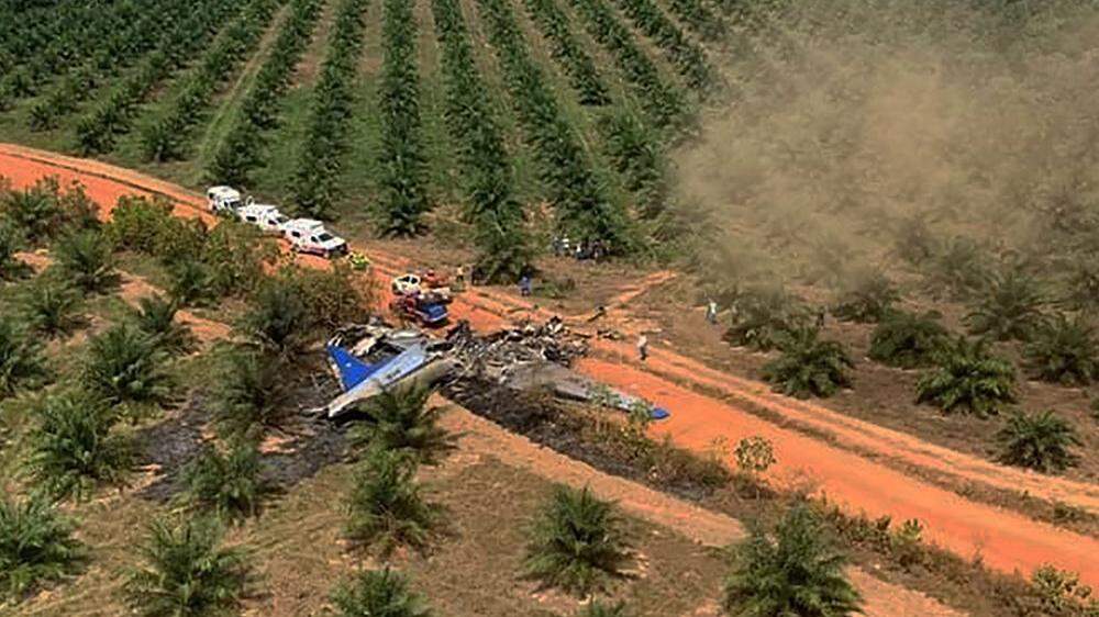 Zwölf Tote bei Flugzeugabsturz in Kolumbien