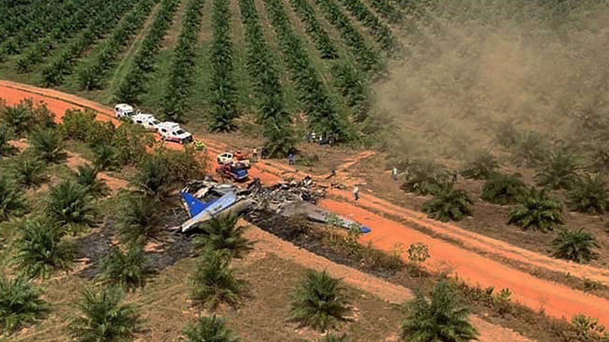 Zwölf Tote bei Flugzeugabsturz in Kolumbien