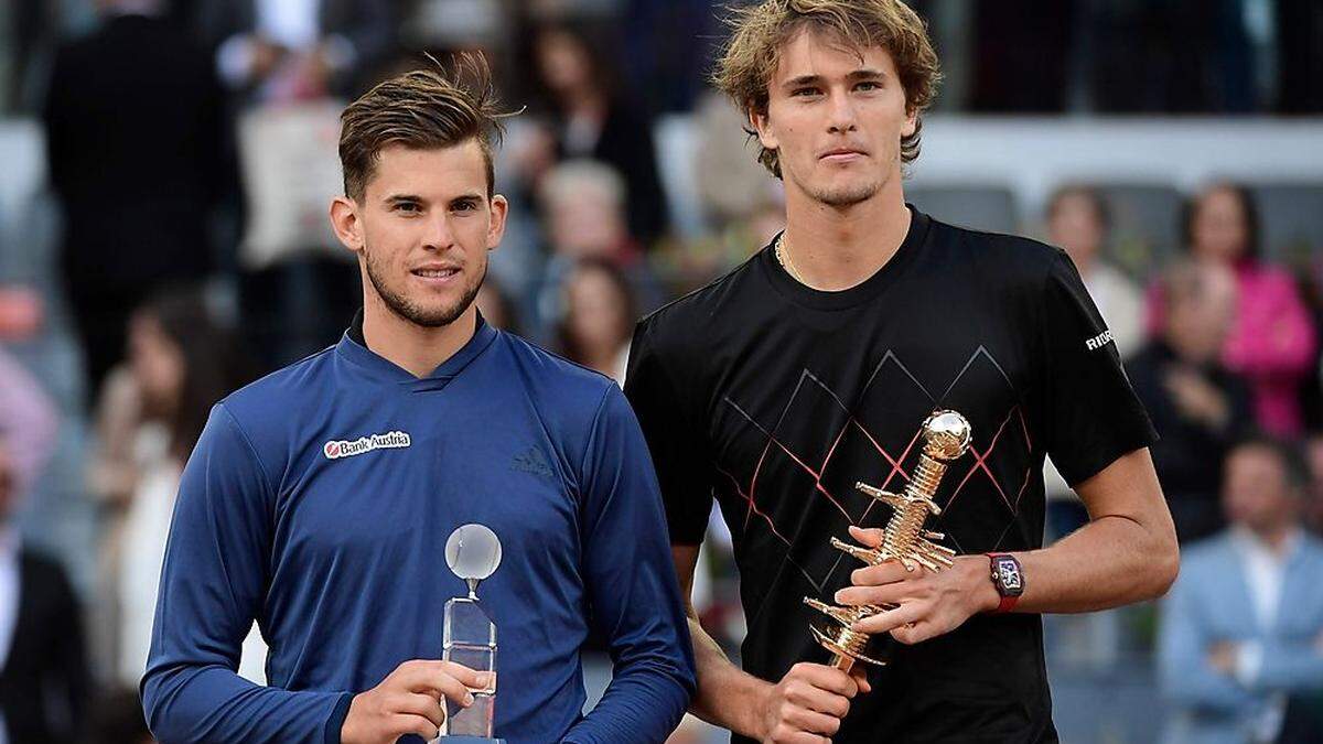 Dominic Thiem gegen Alexander Zverev bringt das Duell einer neuen Generation