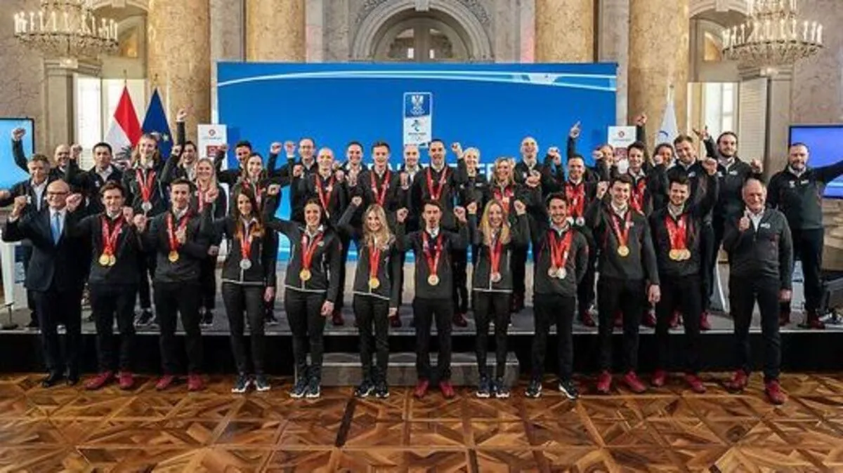 Großer Empfang für Österreichs Olympiahelden