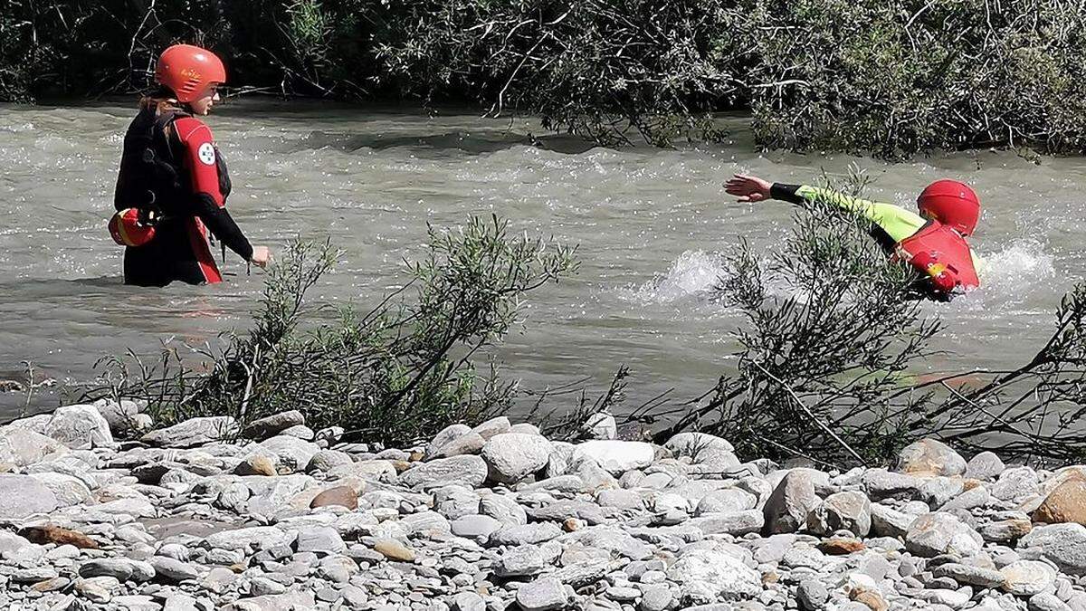 Die Wasserrettung war im Sucheinsatz