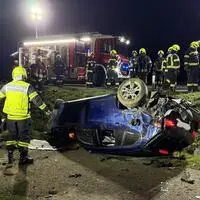 55 Einsatzkräfte von drei Feuerwehren standen am Sonntagabend in Rudersdorf im Einsatz