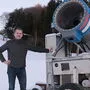 Schneemeister und Obmann Thomas Kienreich