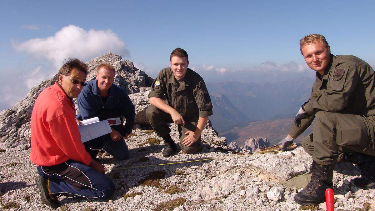 2009 wurden die Grenzsteine in den Karnischen Bergen zuletzt überprüft