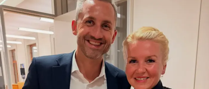 „Ich habe mich über die Begegnung sehr gefreut“, sagt Wassermann über ihr Treffen mit Ulrich Siegmund