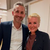 „Ich habe mich über die Begegnung sehr gefreut“, sagt Wassermann über ihr Treffen mit Ulrich Siegmund