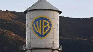 Der berühmte Wasserturm der Warner Studios im kalifornischen Burbank 