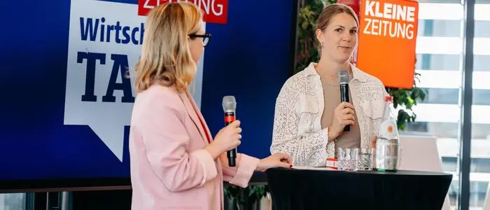 Marie-Theres Knill zu Gast beim Female Wirtschaftstalk der Kleinen Zeitung.