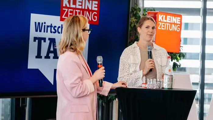 Marie-Theres Knill zu Gast beim Female Wirtschaftstalk der Kleinen Zeitung. 