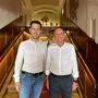 Der neue Präsident Matthias Mayer und Club-Sekretär Gerhard Ambrosch