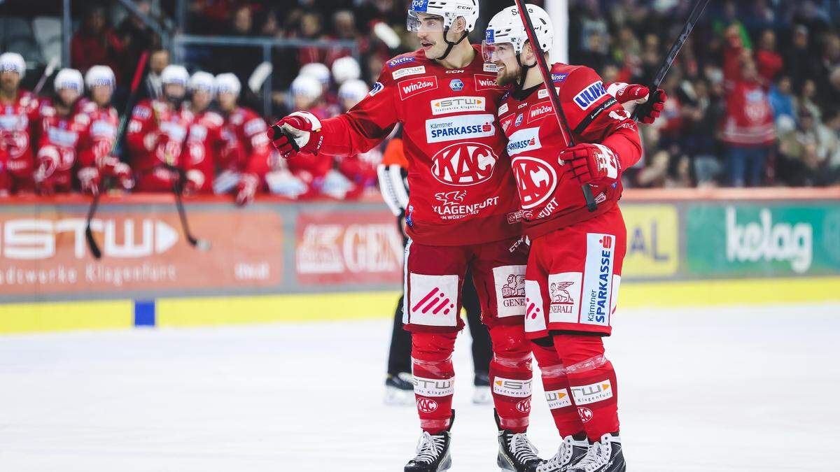 Bukarts und Haudum sind beim KAC ein kongeniales Duo