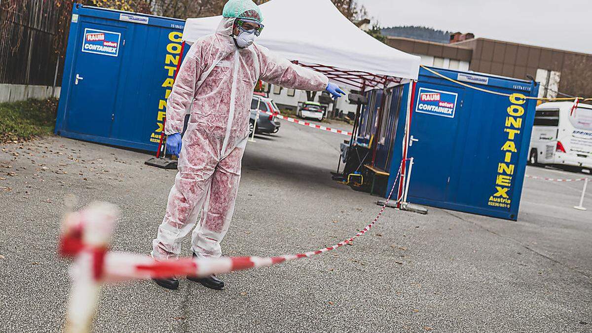 Für eine Testung an einer Corona-Teststraße, wie hier in Villach, erhält man einen Termin. Andernfalls kann man sich dort nicht testen lassen