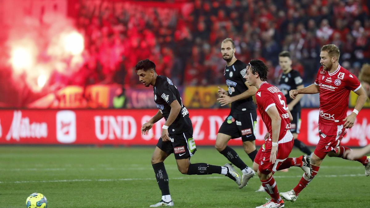 Das ÖFB-Cup-Achtelfinale zwischen dem GAK und Sturm Graz endete 2:3. Randale  begleiteten das Match