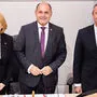 Die drei Nationalratspräsidenten Bures (SPÖ), Sobotka (ÖVP) und Hofer (FPÖ).