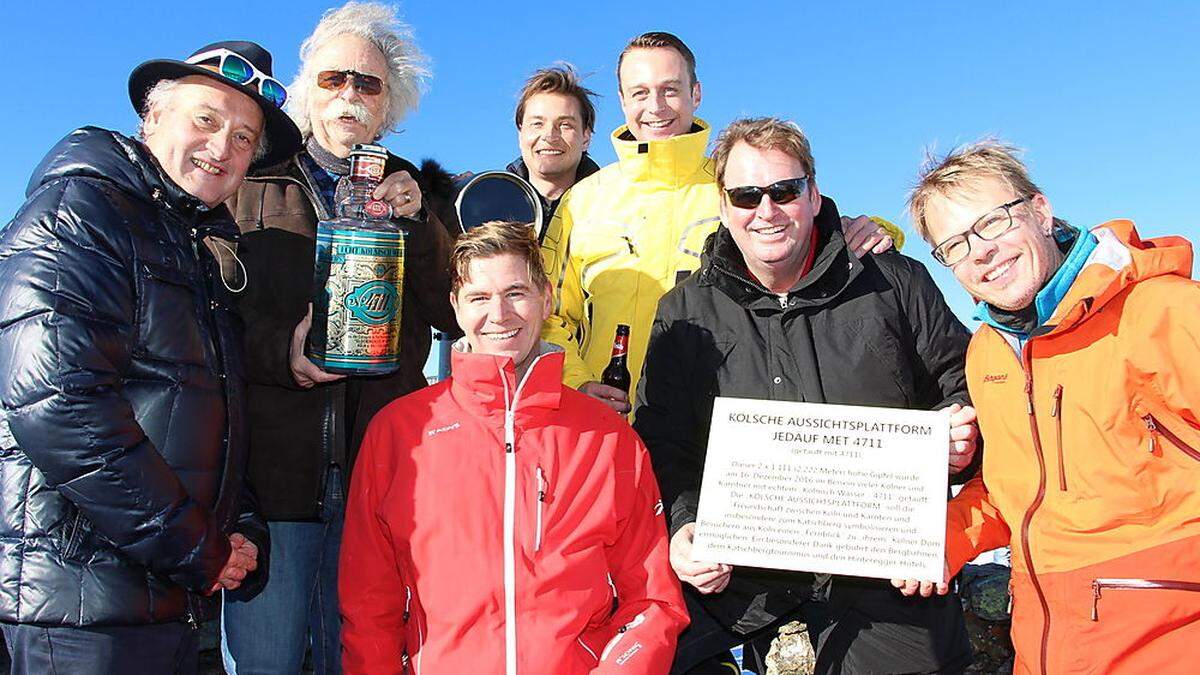 Wolfgang Hinteregger, Jean Pütz, Stefan Brandlehner, Seppi Bogensperger, Lukas Wachten, Jürgen Schwarz und Mario Kotaska