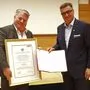 Bei der Verleihung: Karl Hanno Egger mit WKK-Präsident Jürgen Mandl 