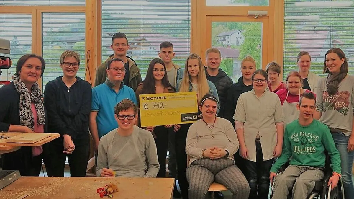 Die Freude in der AVS Tageswerkstätte ist groß 