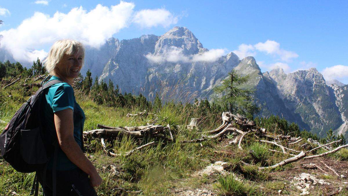 Nives Meroi hat in den Julischen Alpen (hier der Mangart) ihre Karriere begonnen