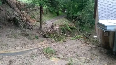 Nachdem Unwetter in St. Lorenzen am Wechsel