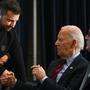 Joe Biden und Wolodymyr Selenskyj in Washington