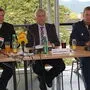 Bürgermeister Kurt Wallner, Bezirkshauptmann Walter Kreutzwiesner und Polizeikommandant Karl Holzer (v.l.)