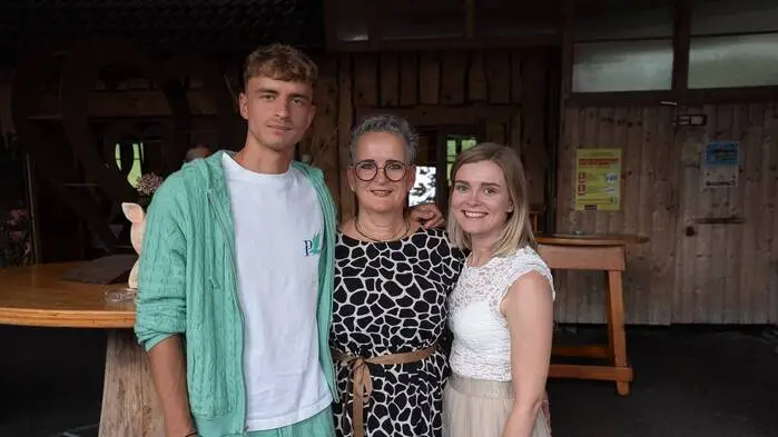 Starkes Team: Niki, Mama und Gastronomin Michaela und Schwester Julia Veratschnig