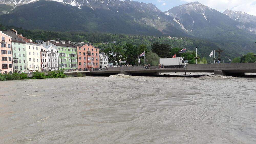 Hochwasser in Innsbruck