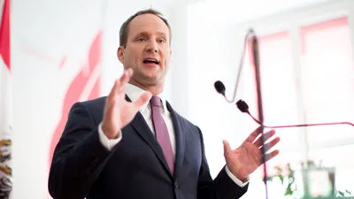 Pressekonferenz des NEOS-Chefs