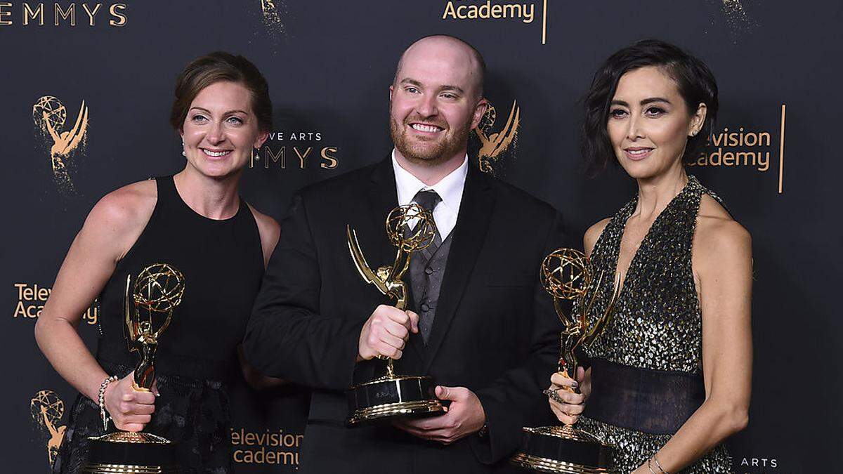 Räumt dieses&quot;Stranger Things&quot;-Trio auch bei den Emmys ab? Tara Feldstein Bennett, Chase Paris, Carmen Cuba