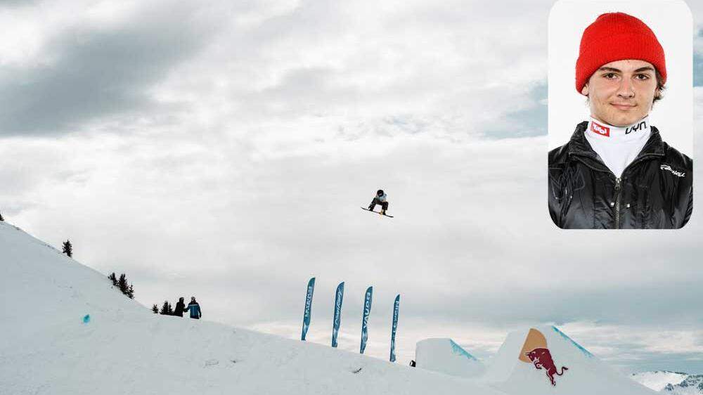 Will hoch hinaus: Snowboard-Freestyler Eric Dovjak