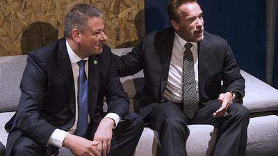 Rupprechter erhielt in Paris Unterstützung von Schwarzenegger